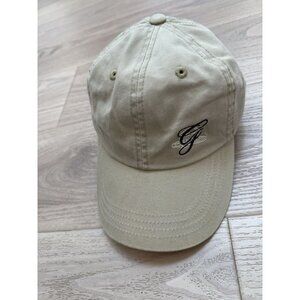 The Greenbrier Resort Baseball Cap Beige Khaki One Size Adjustable "G" Logo Hat